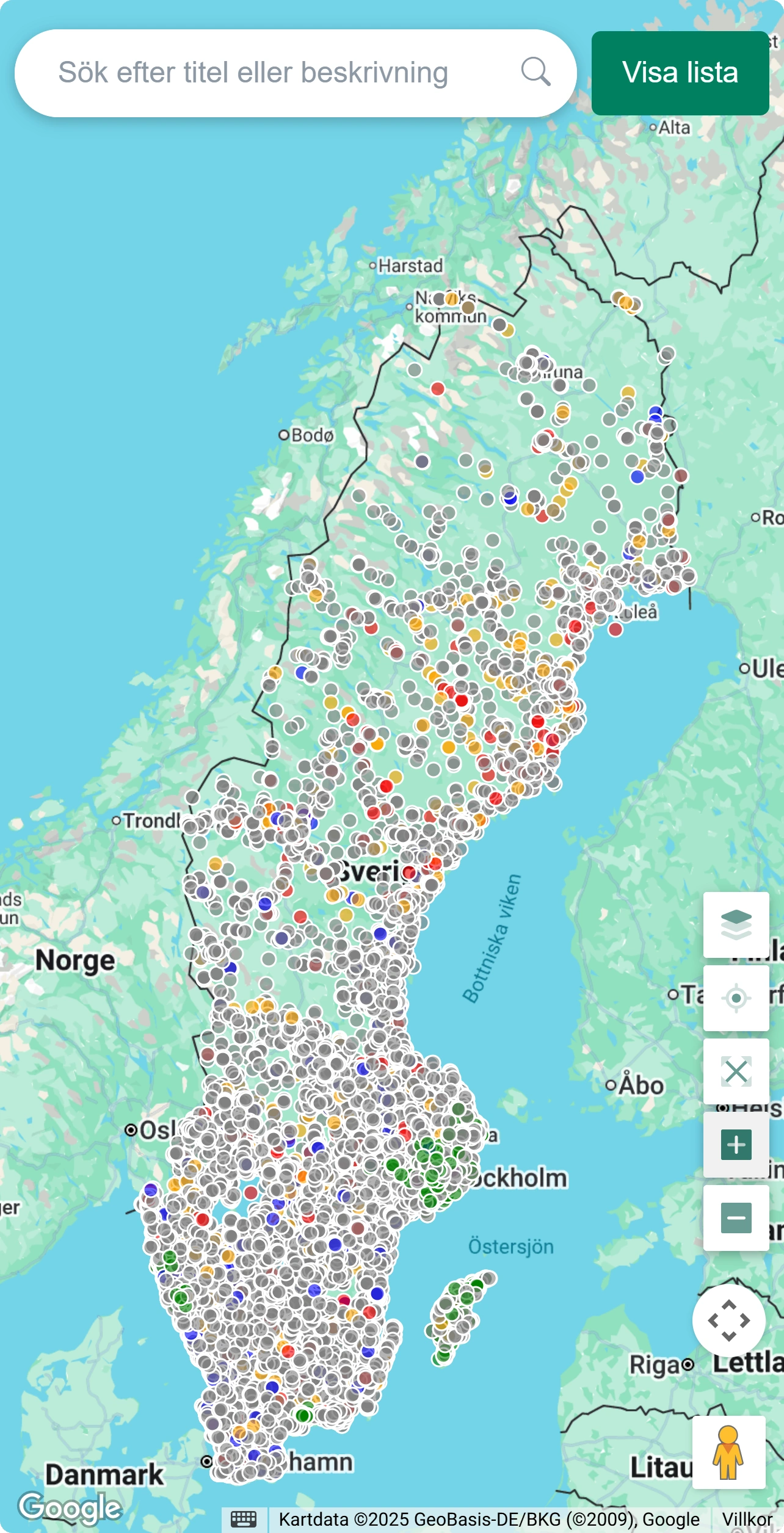 Översikt av Kommunkartan